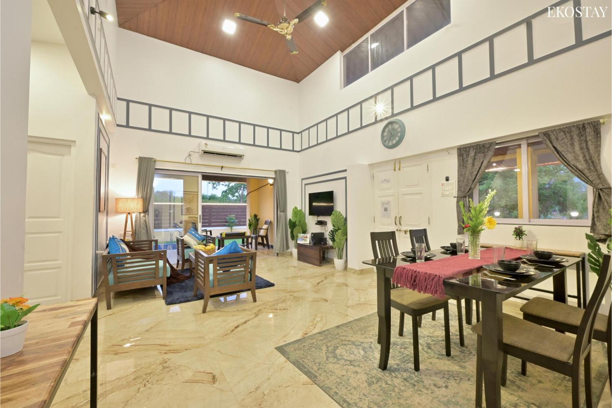 Ekostay - Pinewood Villa Alibag Bagian luar foto