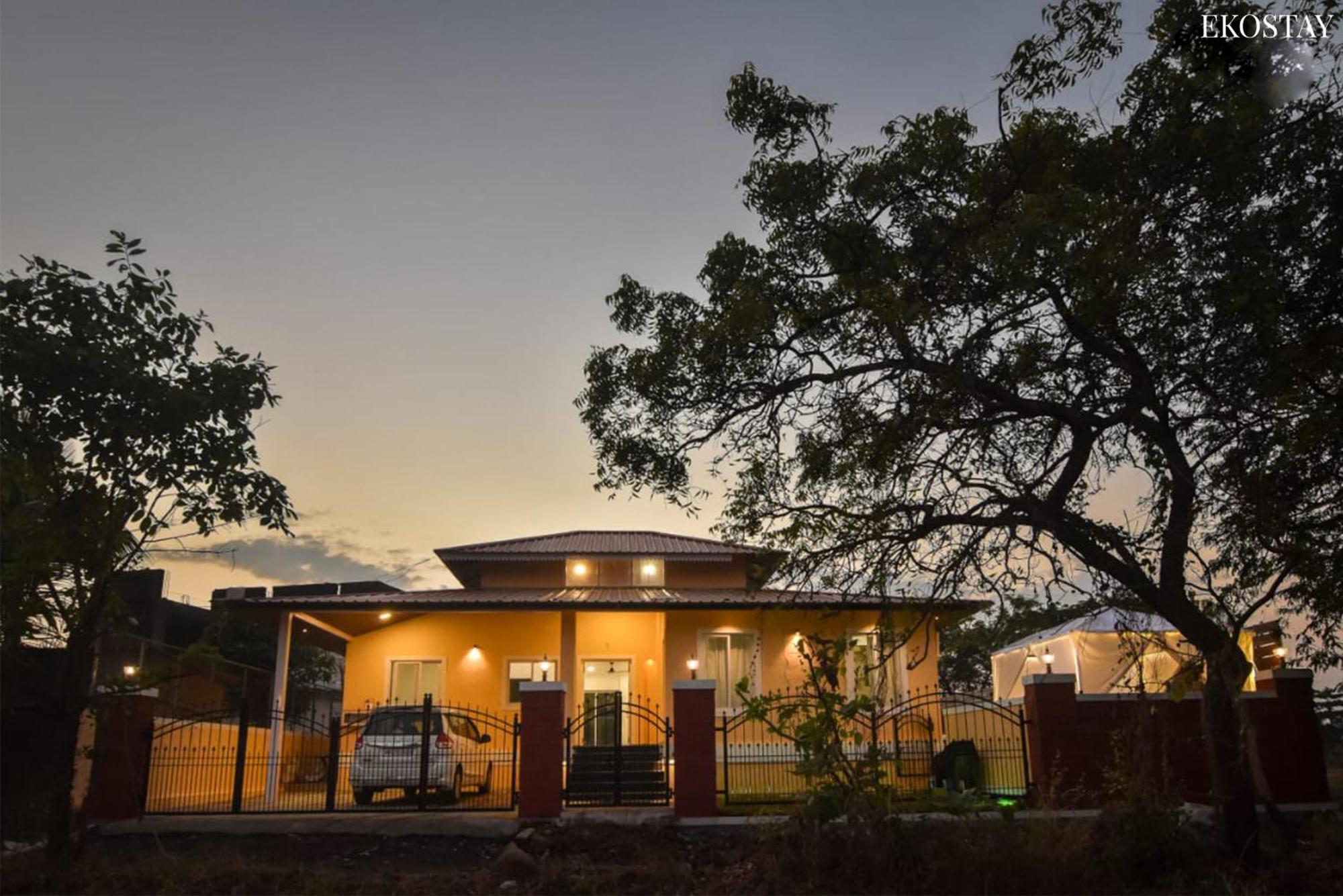 Ekostay - Pinewood Villa Alibag Bagian luar foto